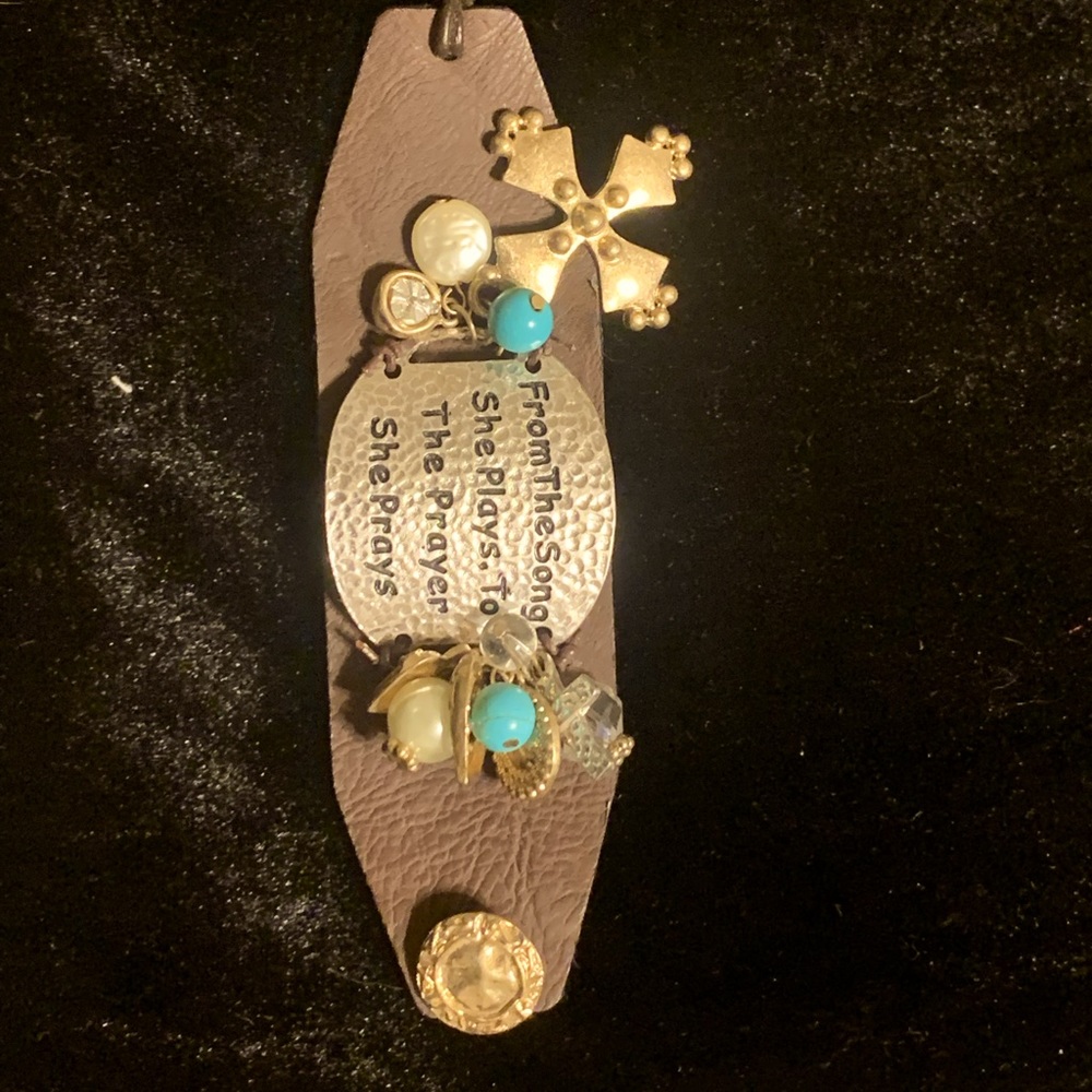 Leather, Metal Bracelet